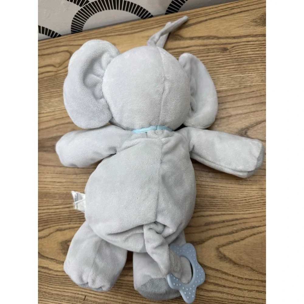 Carter's Just One You Gray Elephant Plush Musical Pull Crib‎ Toy Brahms Lullaby